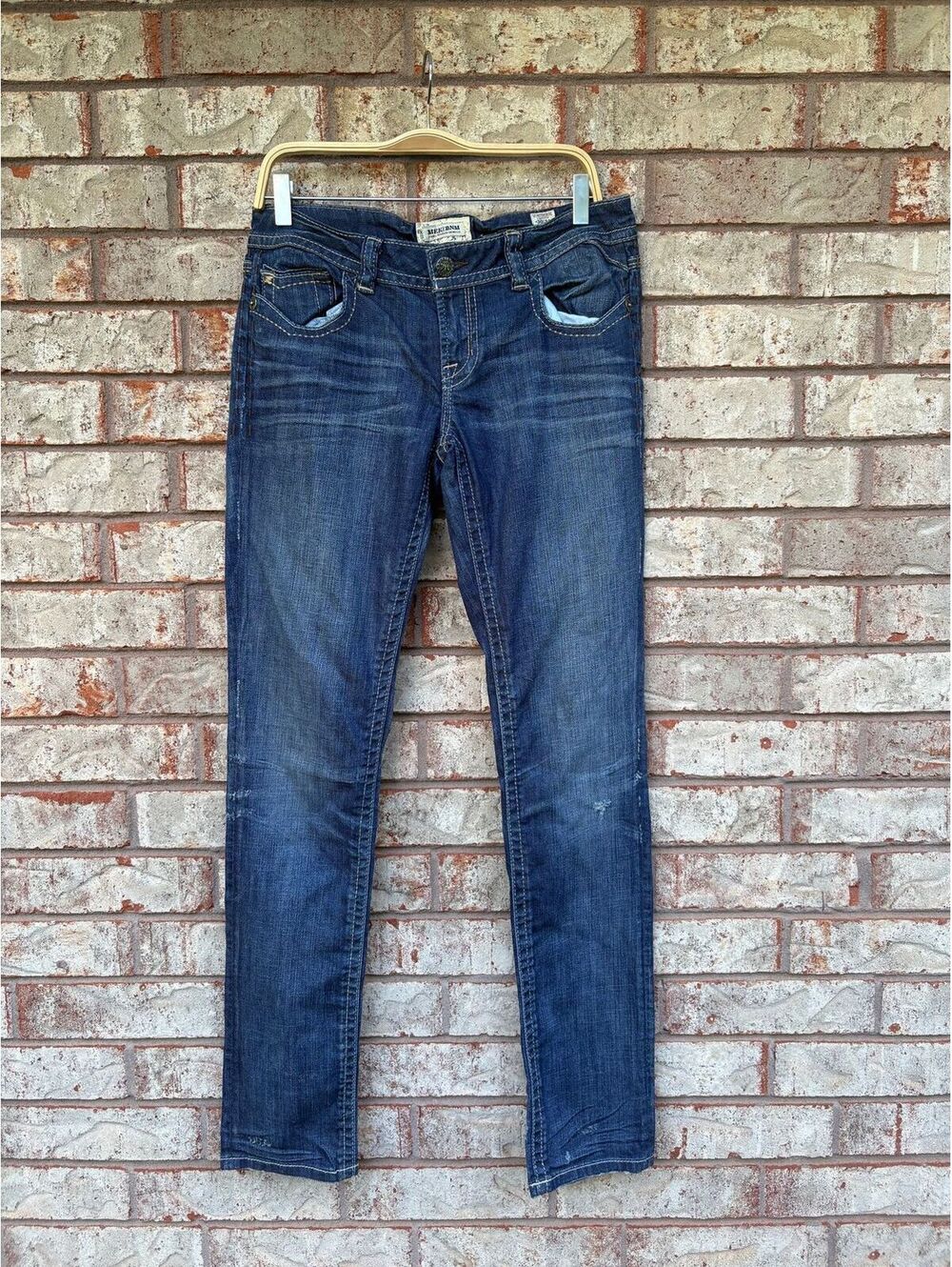 MEK USA DNM St.Petersburg Cigarette Skinny Blue Denim Jeans Size W30 X L34